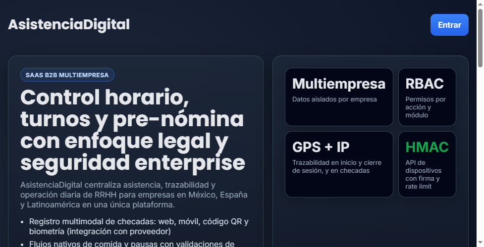 AsistenciaDigital + Traccar GPS