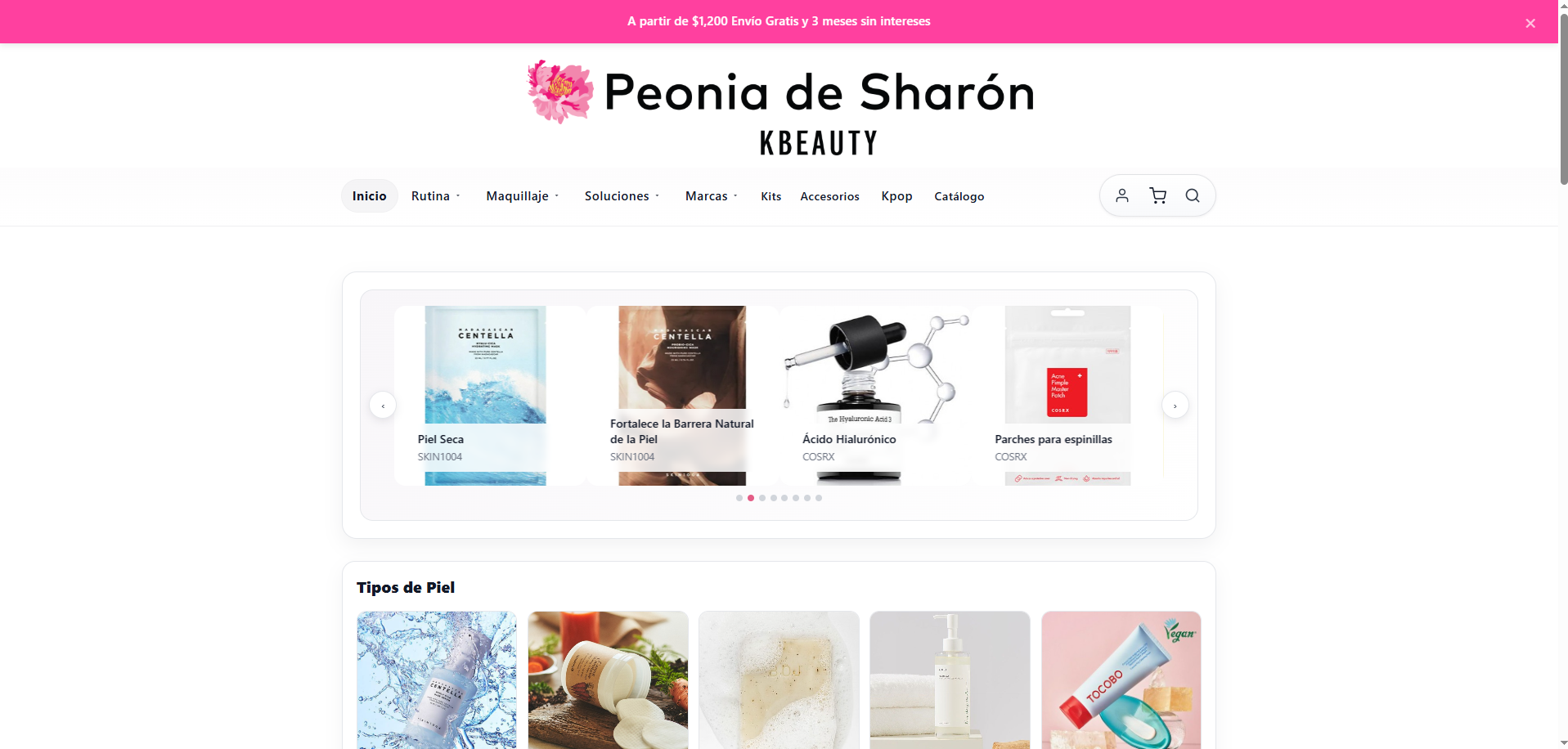 Peonia de Sharon — identidad visual
